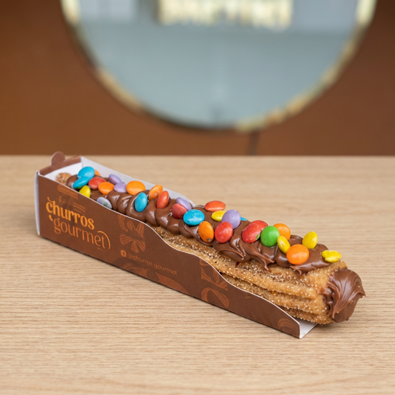 Churros Tradicional com Duplo Recheio + Confetes