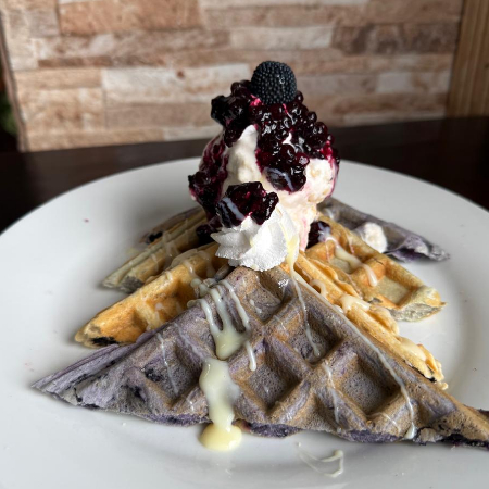 Waffle Arándano