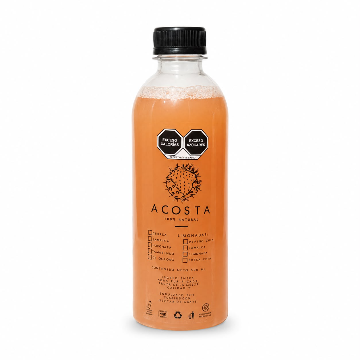 Agua de Limonada Fresa 500 ML