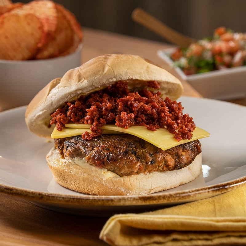 Hamburguesa Extrachorizo