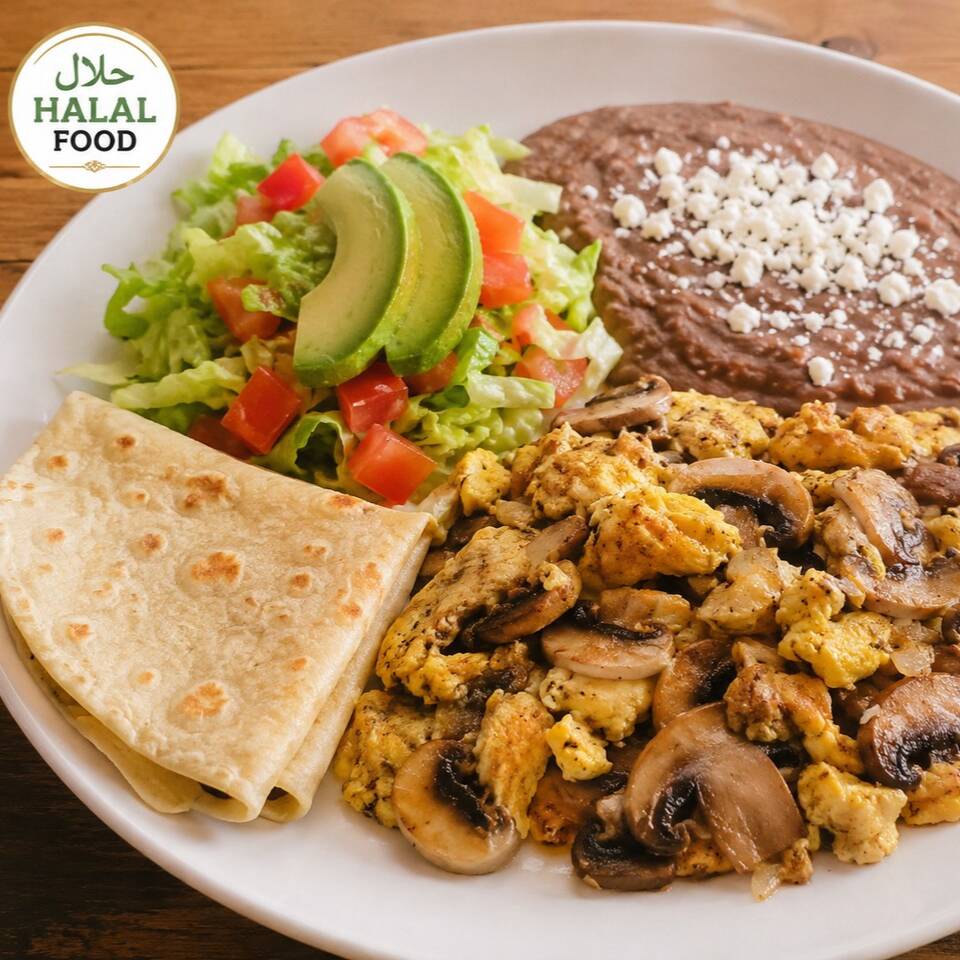 Huevos con Champiñones
