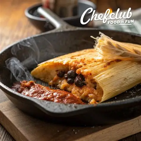 Tamal Frijoles con Queso