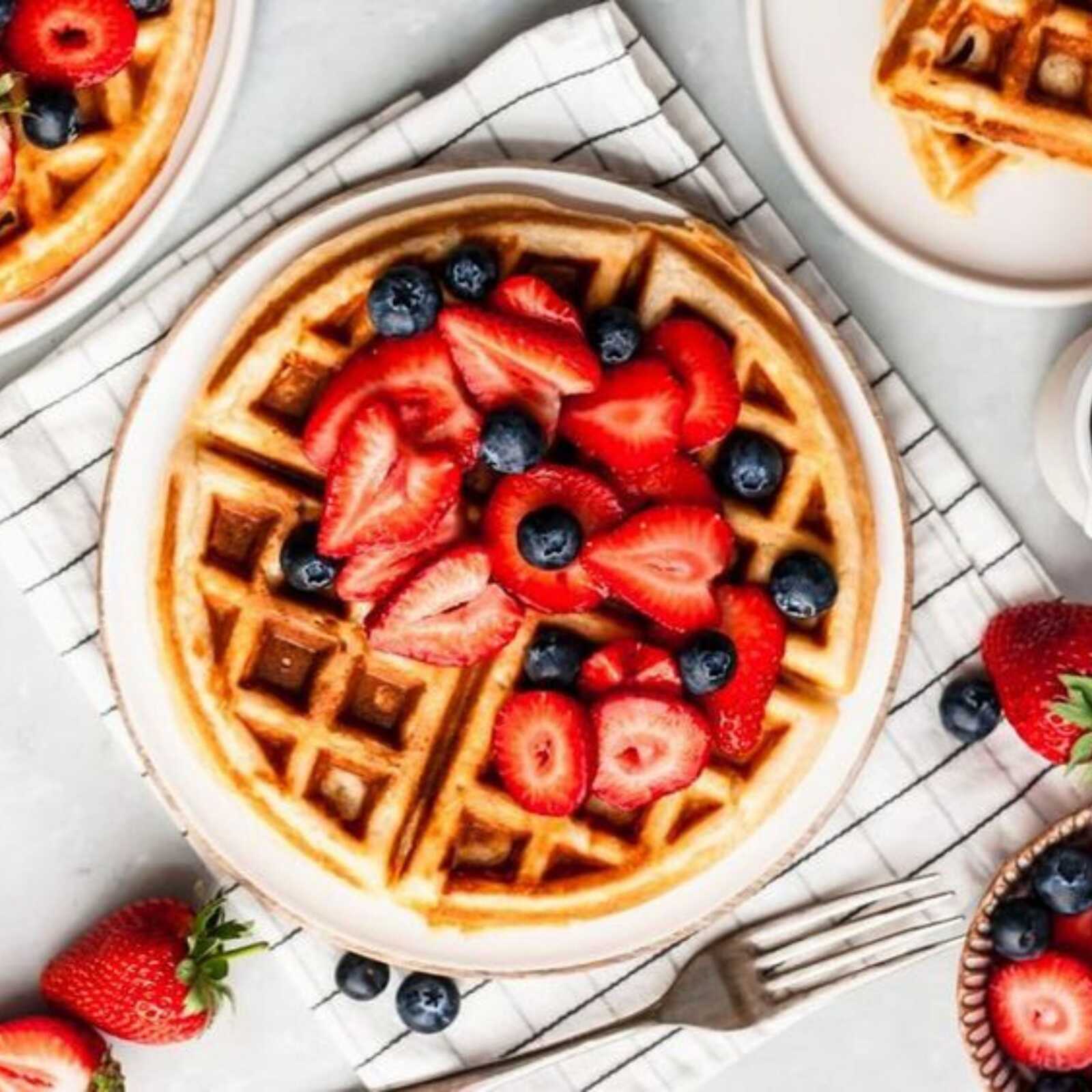 🧇🧇WAFFLES DE NUTELLA & PLATANO