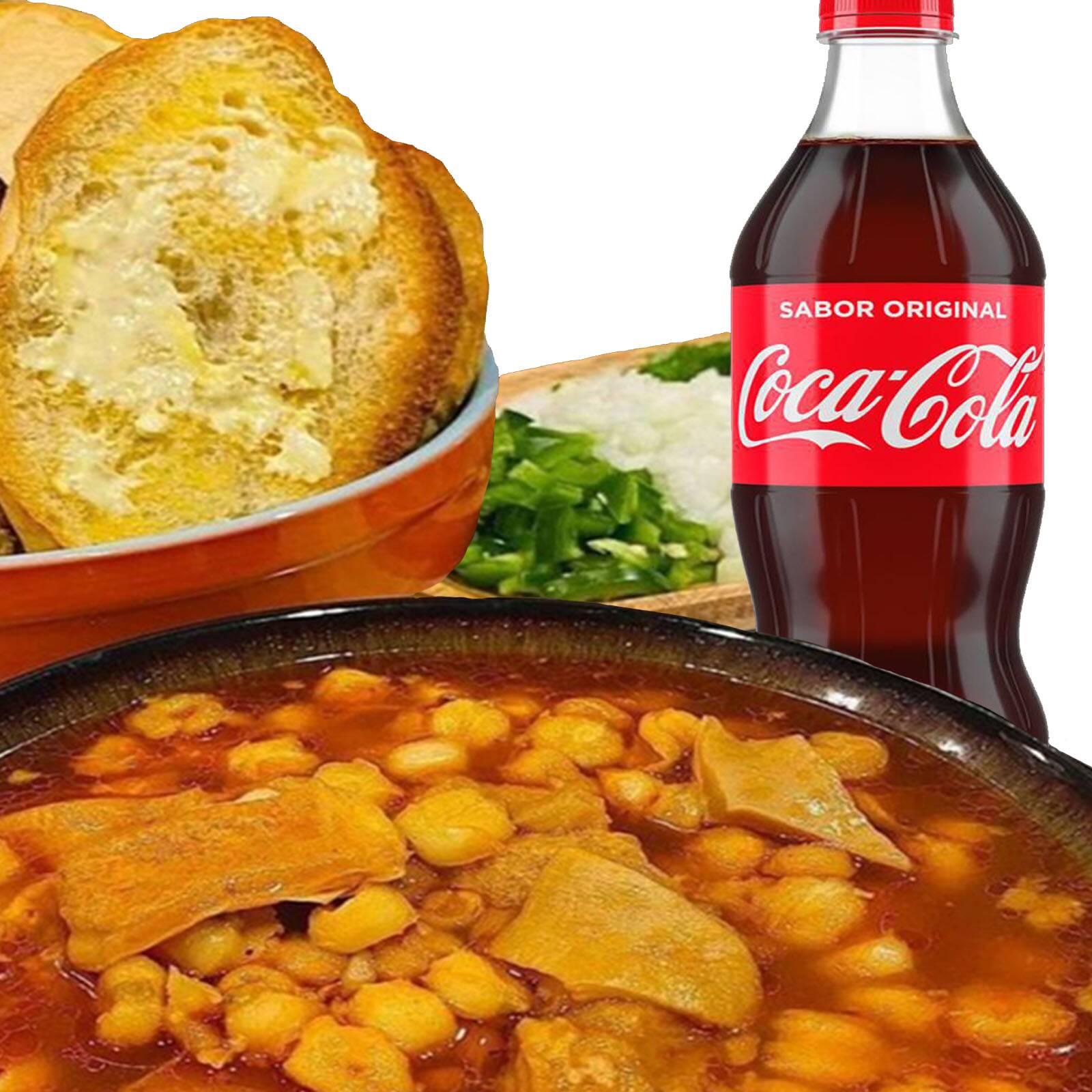 Menudo Rojo 1 L. / Coca Cola 600 ML.