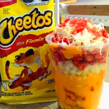 Cheetos en Vaso
