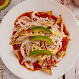 Chilaquiles con Pollo
