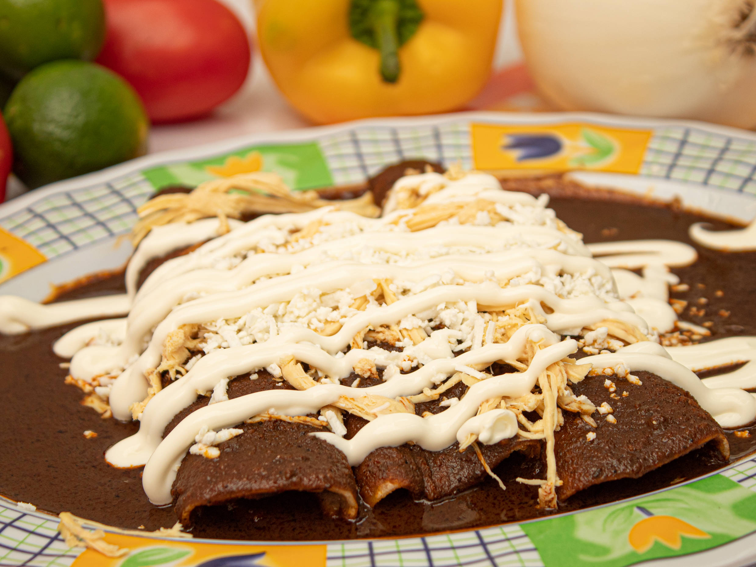 Enchiladas de Mole