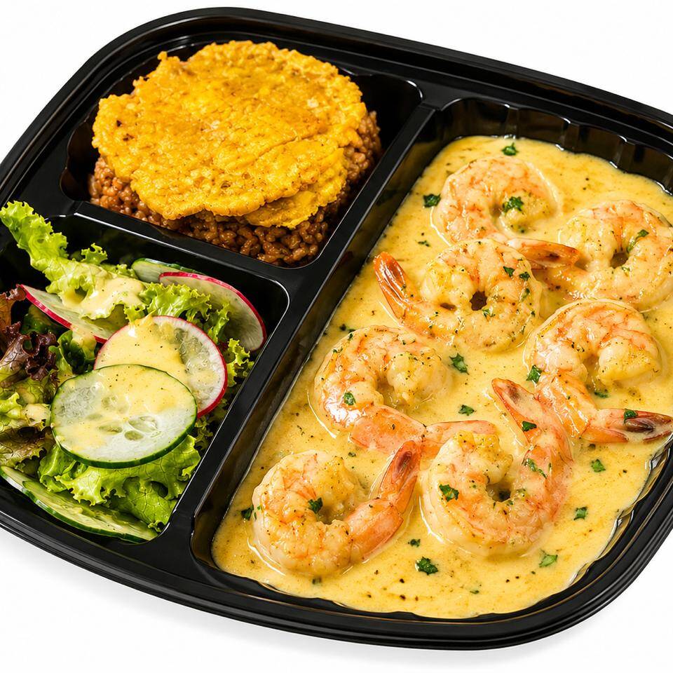 LANGOSTINO EN SALSA DE QUESO