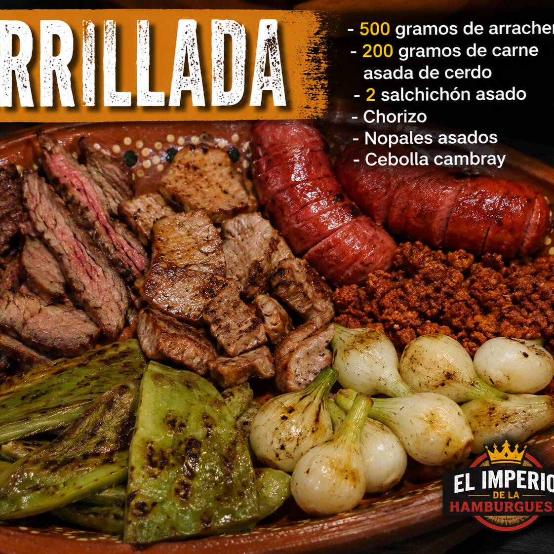PARRILLADA PARA 2-3 PERSONAS