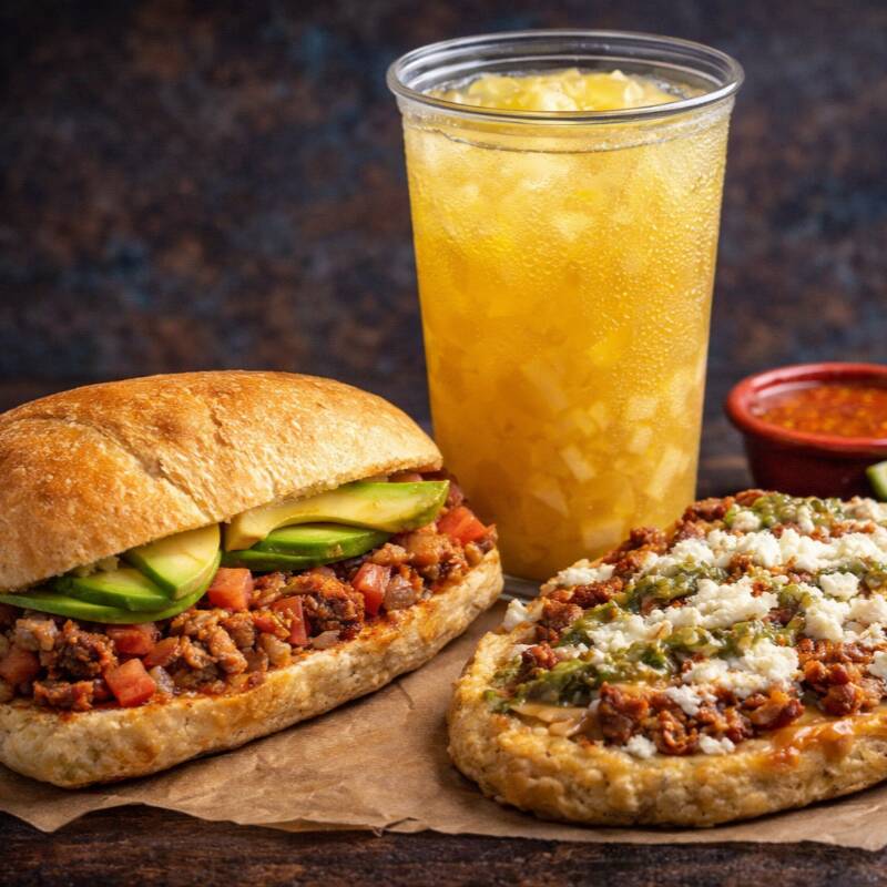 Combo Lonche más Pellizcada más Agua Fresca