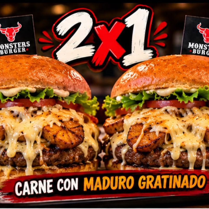 Combo 2 Hamburguesas de Maduro