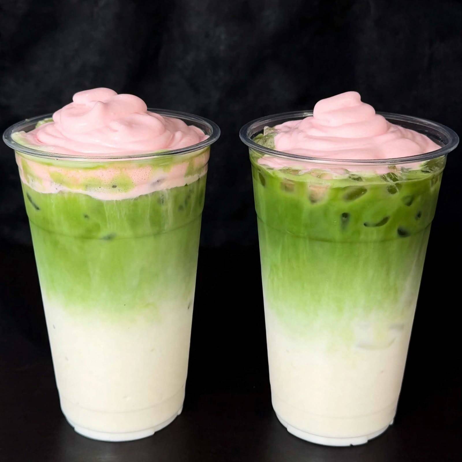 Pink Matcha Latte