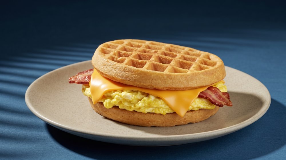 Egg & Bacon Pandewaffle