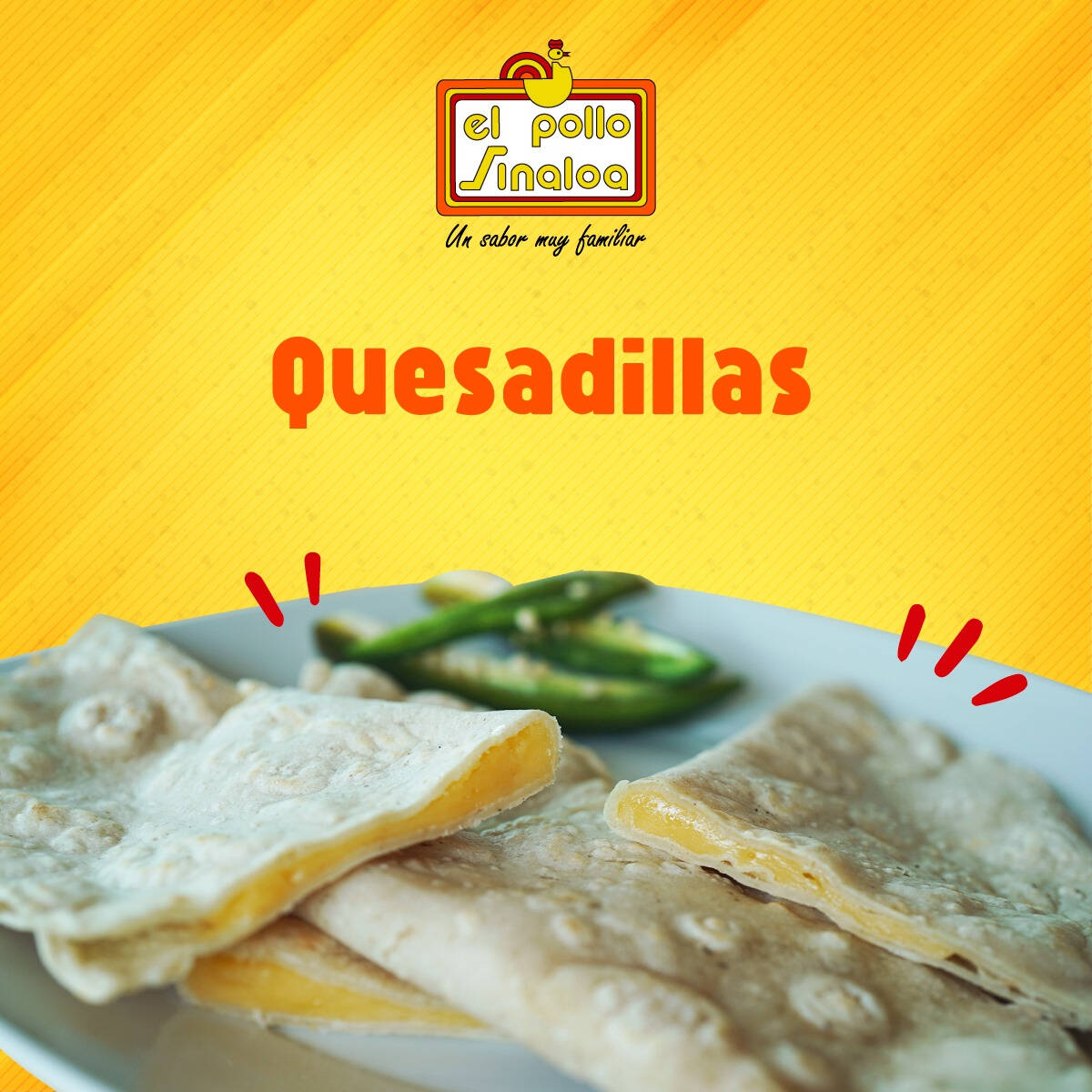 Quesadillas Gigantes (Dos)