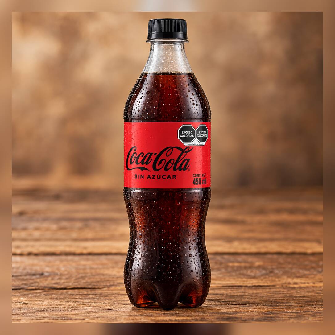 COCA-COLA Sin Azúcar 450 Ml
