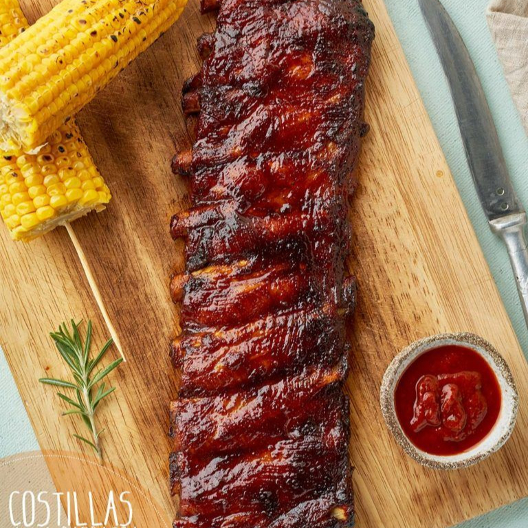 Costillitas a la Leña (BBQ, BUFALO,MANGO)
