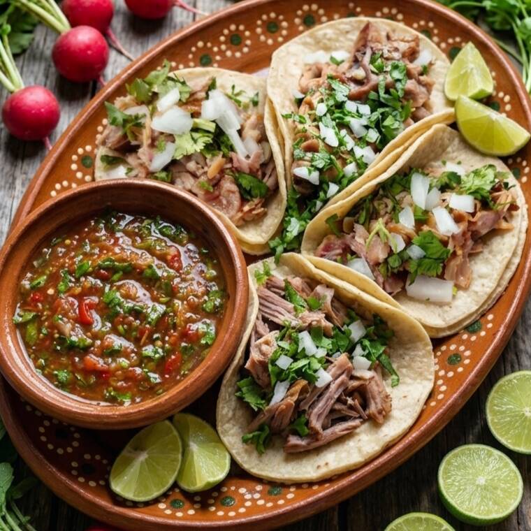 Taco de Carnitas Solo Carne