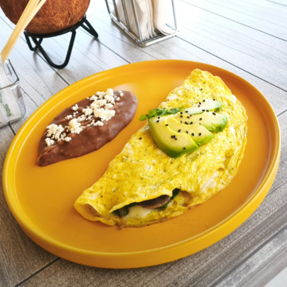 Omelette de Salmón Ahumado