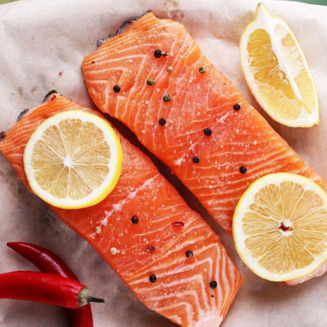 1/2 KG SALMON PORCIONADO CRUDO