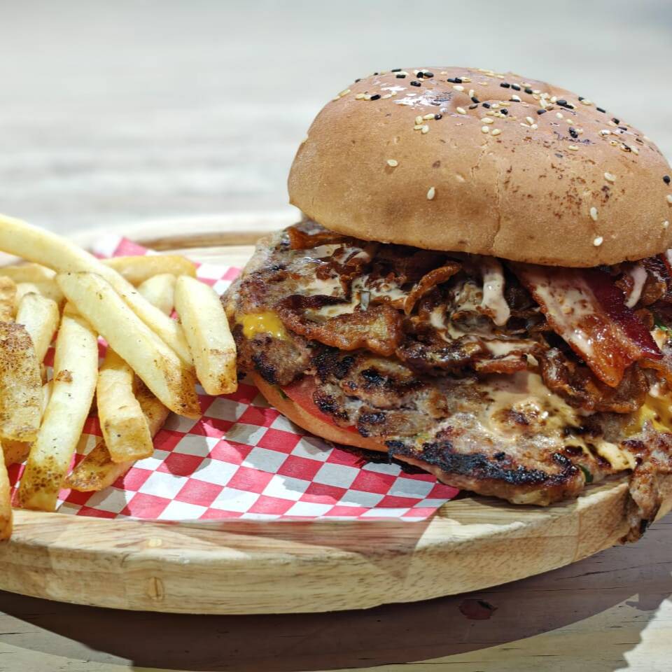Smoked Cheese Burger