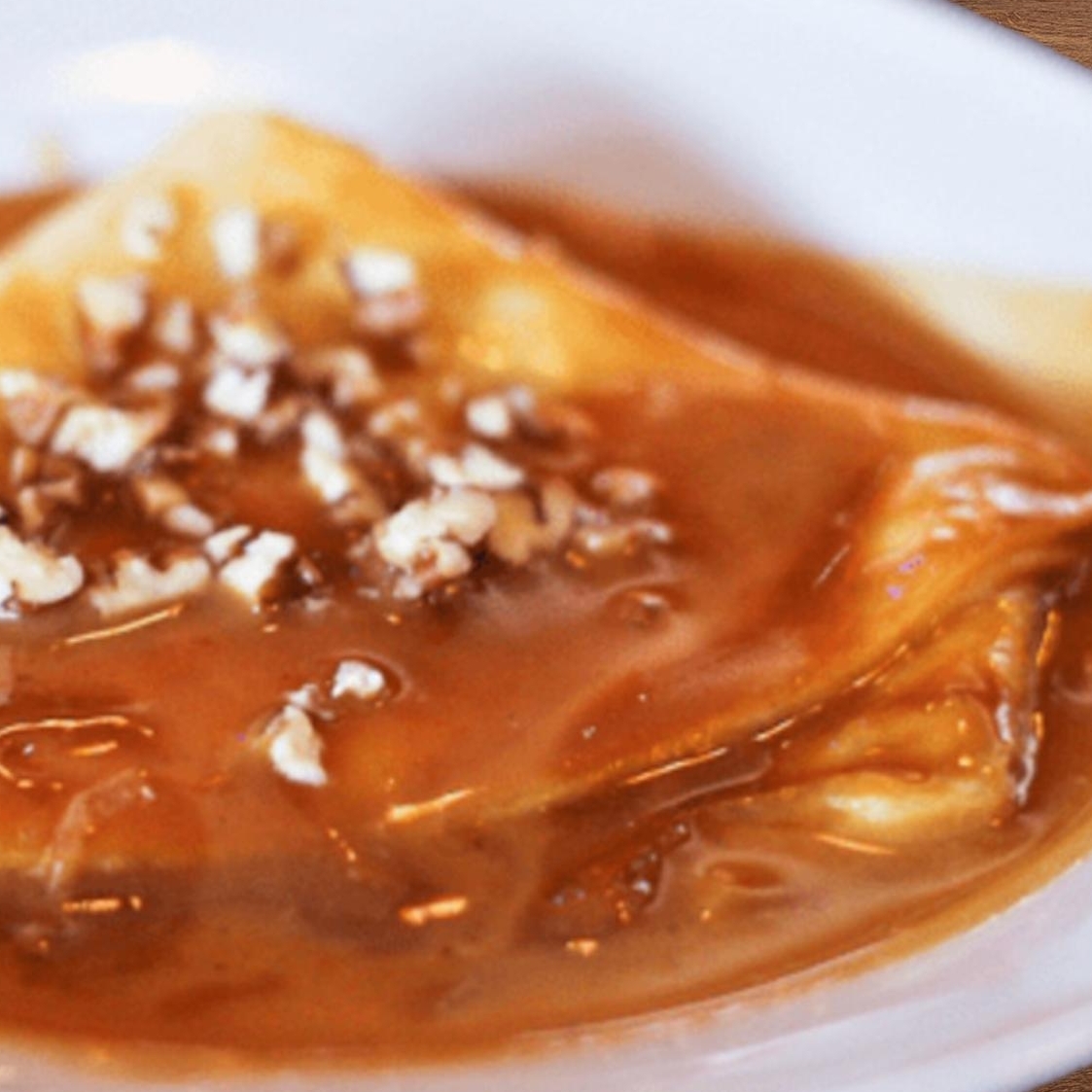 Crepa de Cajeta con Nuez