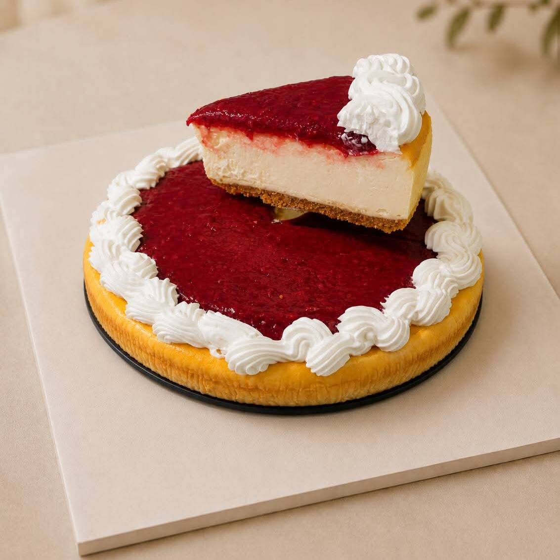 Cheesecake Frambuesa Rebanada