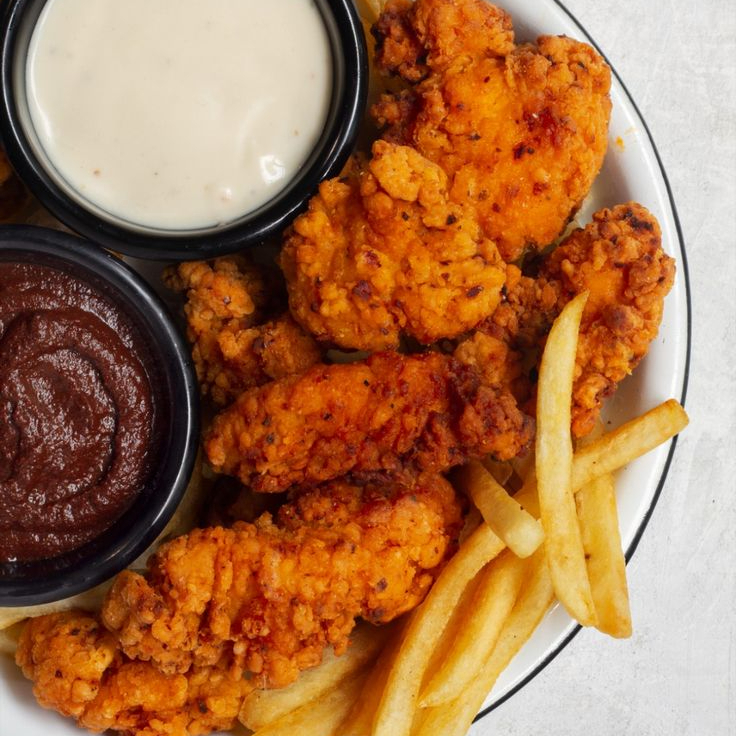 Boneless - 200g y 100g de papas fritas