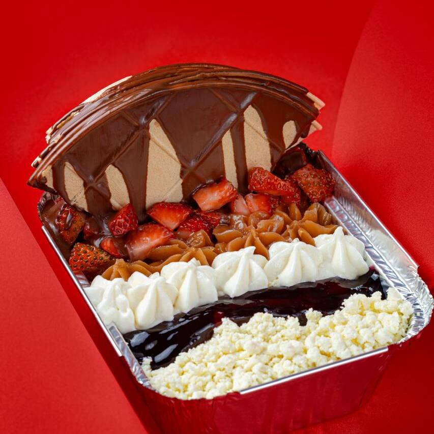 Choco Nachos con Fresa