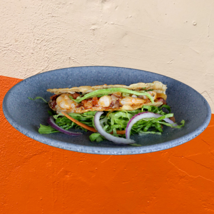 Quesadilla de camarón