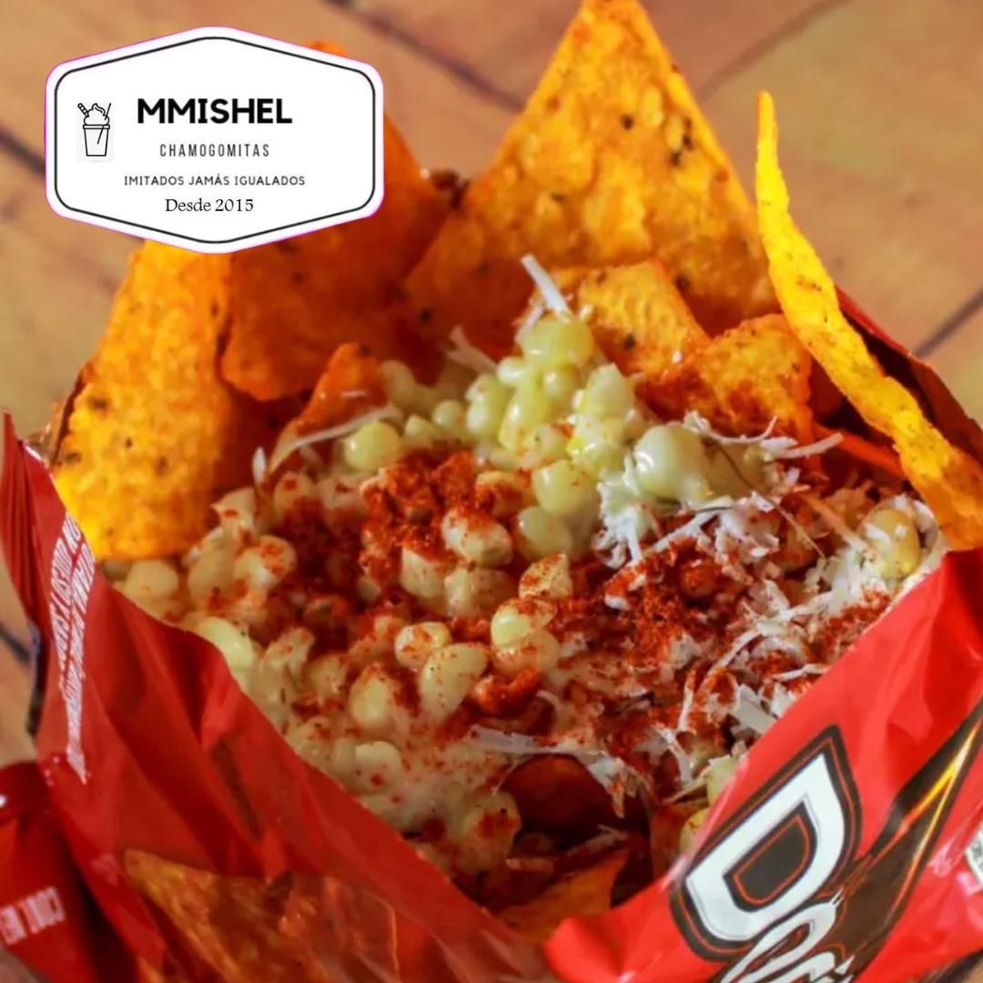 Sopa Maruchan con Elote y Doritos