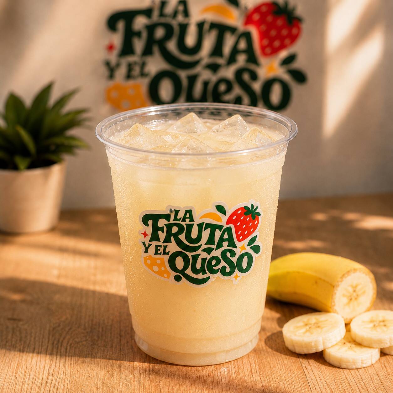 Agua Fresca de Plátano