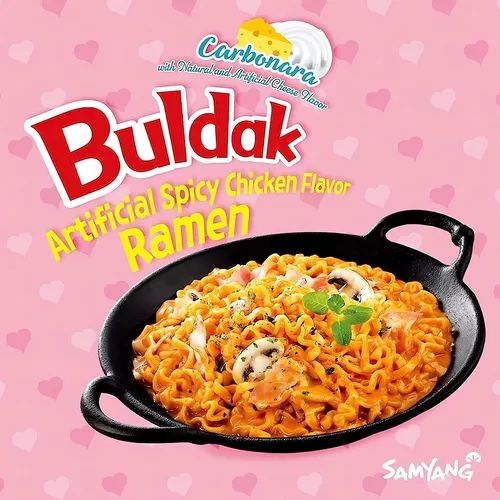 Ramen Buldak Carbonara