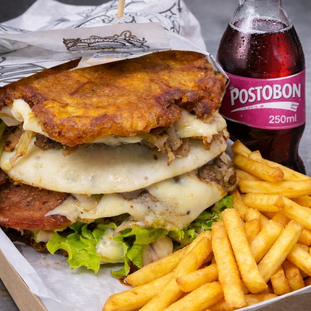 Hamburguesas Casa mi Valle Patacón ..