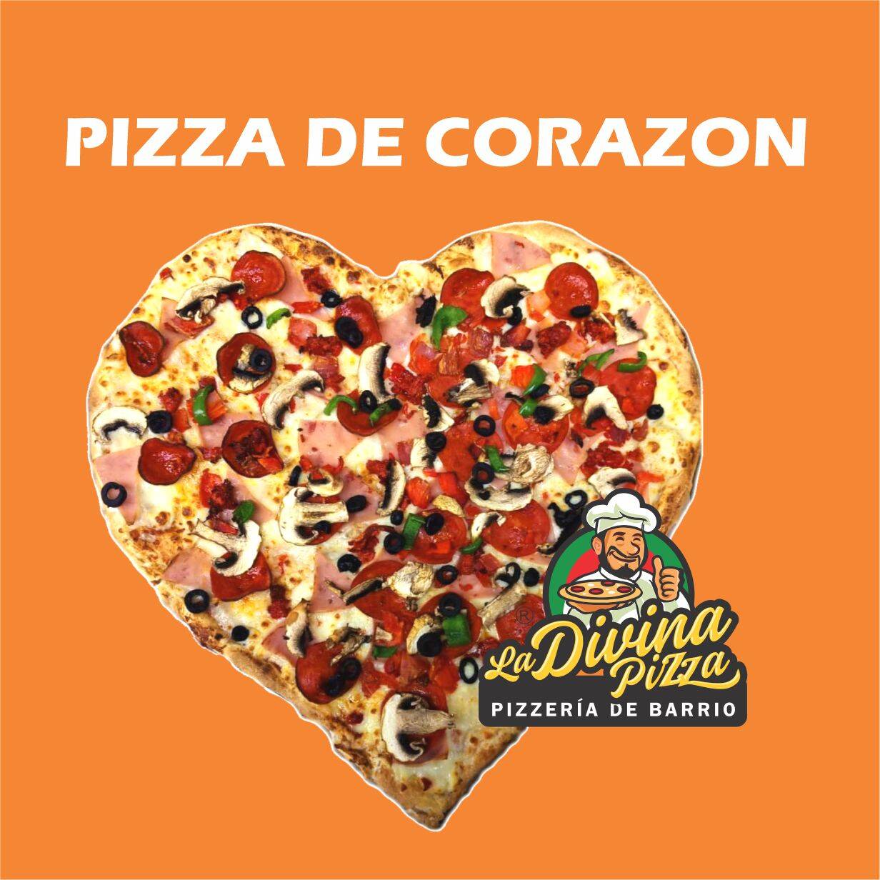 PIZZA DE CORAZON