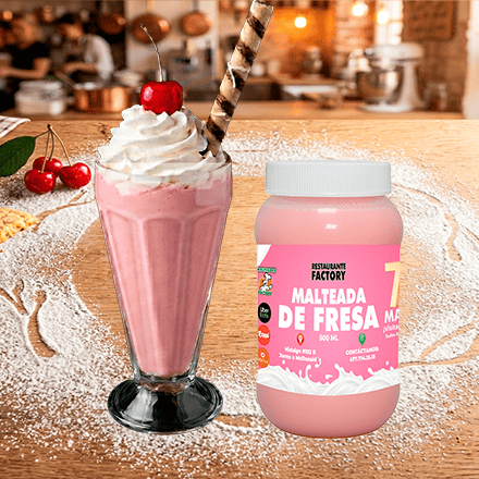Malteada de Fresa 500 ml