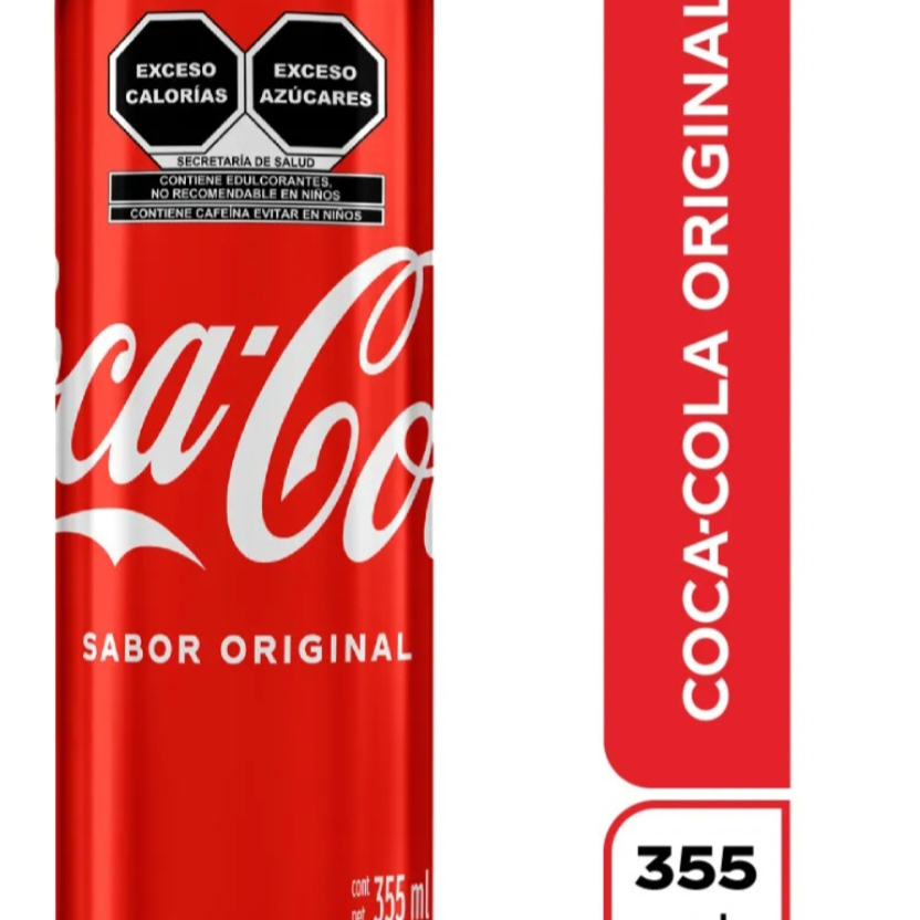Coca Cola 355 Ml. de Lata o Pet.