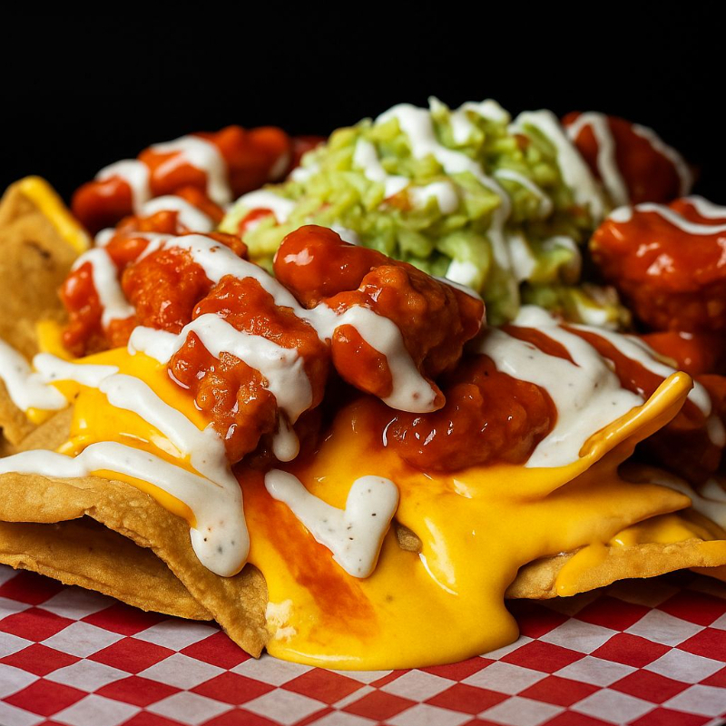 Nachos con Boneless