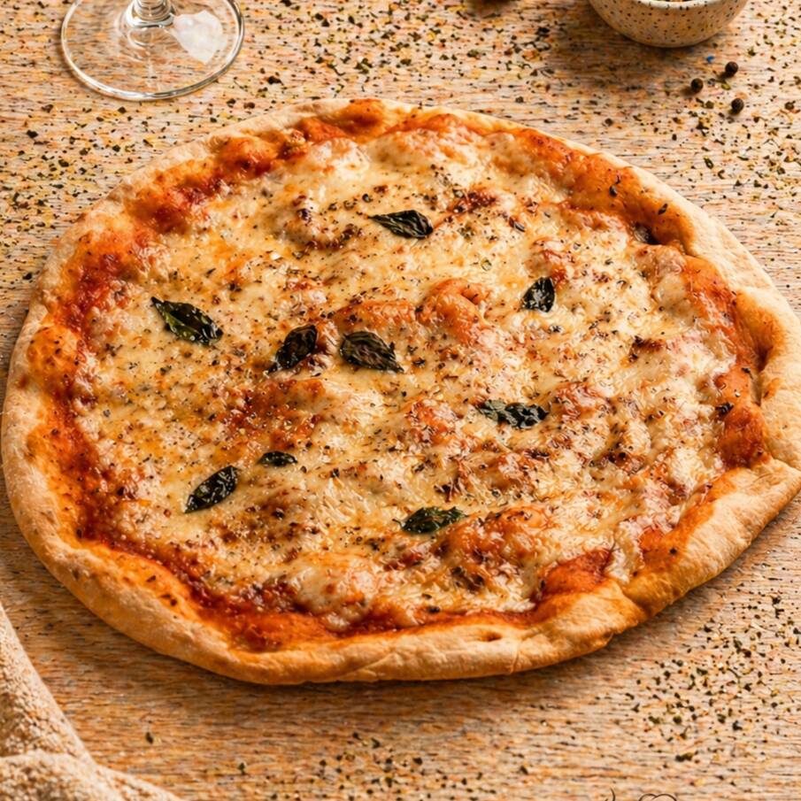 Destaque: Sabor tradicional com ingredientes premium.
A tradição italiana: Margherita com tomates selecionados, muçarela e o toque fresco do nosso pomodoro artesanal.