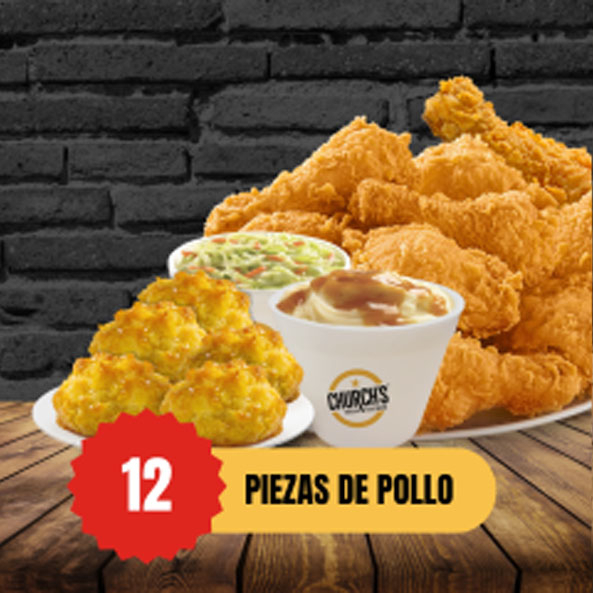 12 Piezas de Pollo