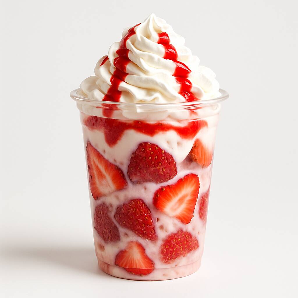Fresas con crema 16 oz