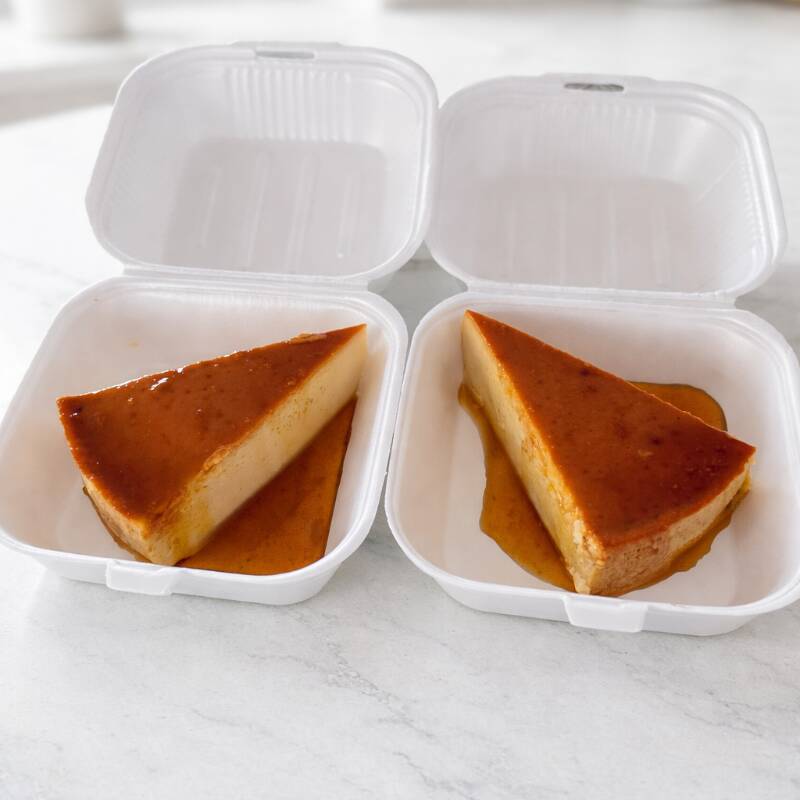 Rebanada Flan Casero