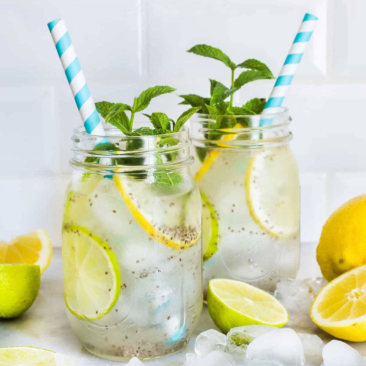 Agua de Limón con Chía