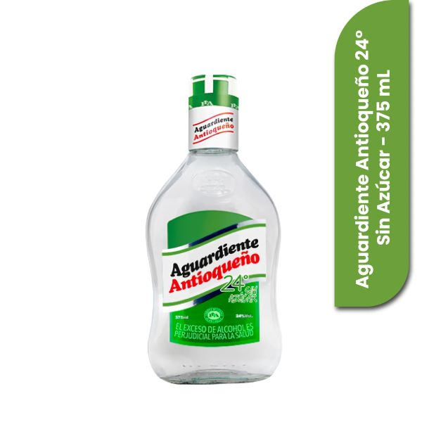 Aguardiente Antioqueño 24° Sin Azúcar Media