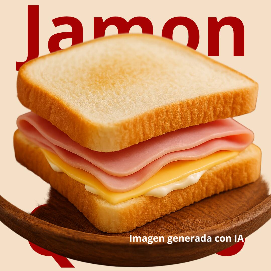 Sandwich Jamón y Queso