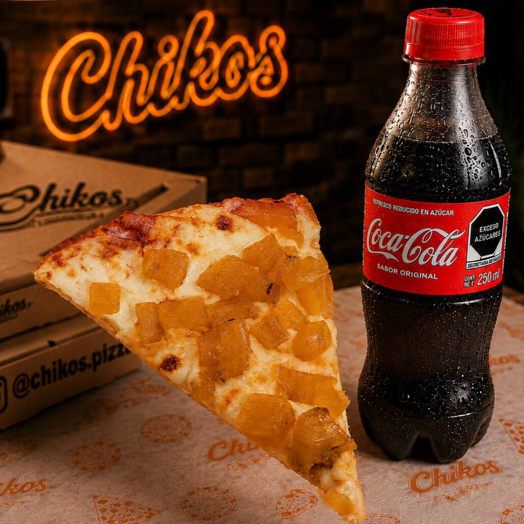 Combo Pizzeta de Hawaiana + Coca Cola de 250 Ml