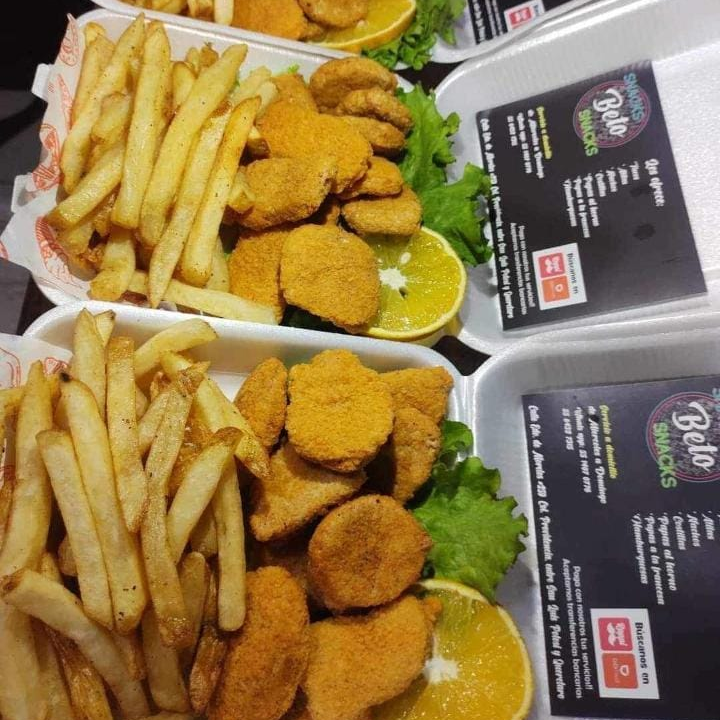 Nuggets de Pollo con Papas