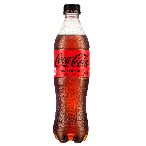 Gaseosa Coca Cola Zero 500 Ml