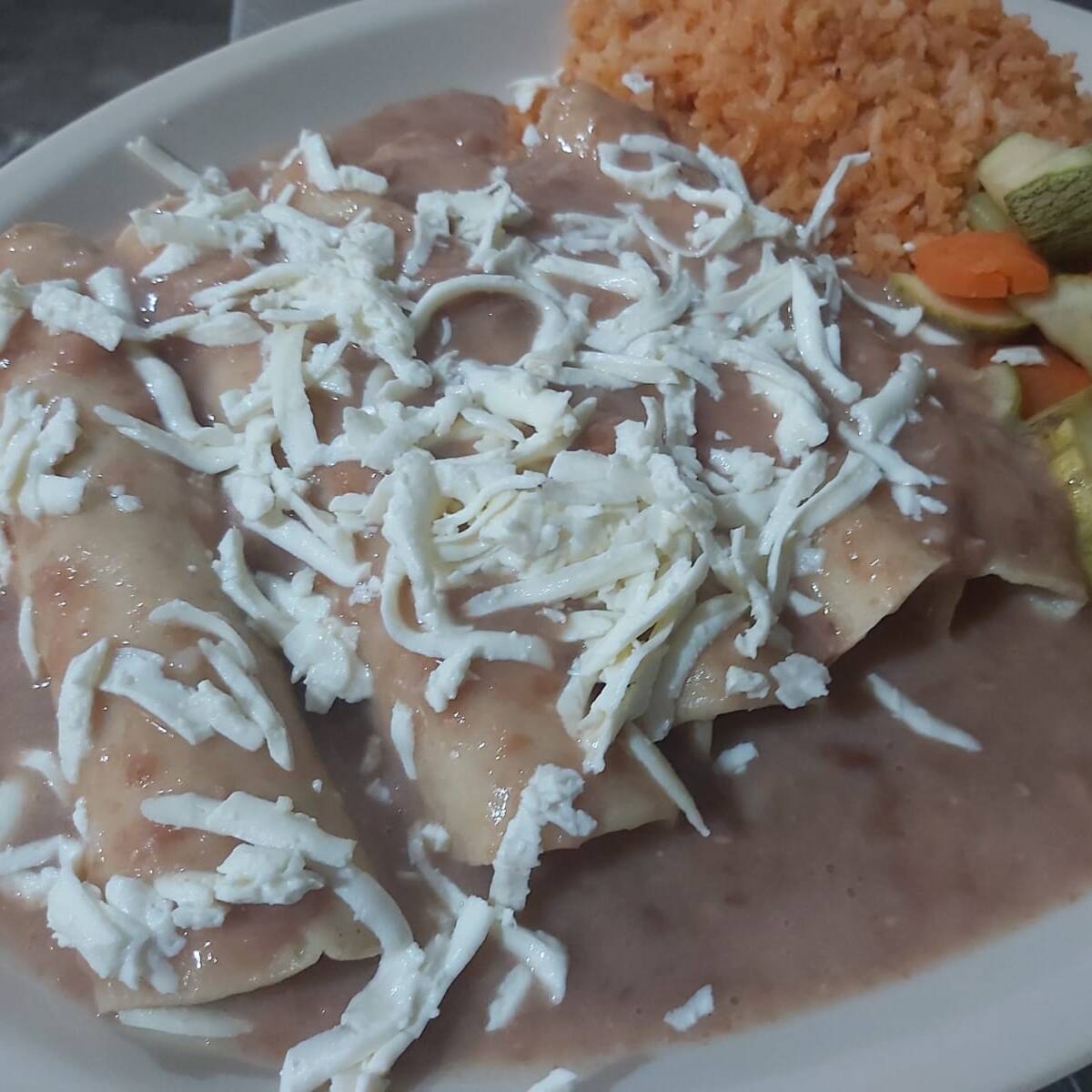 Enfrijoladas de Pollo
