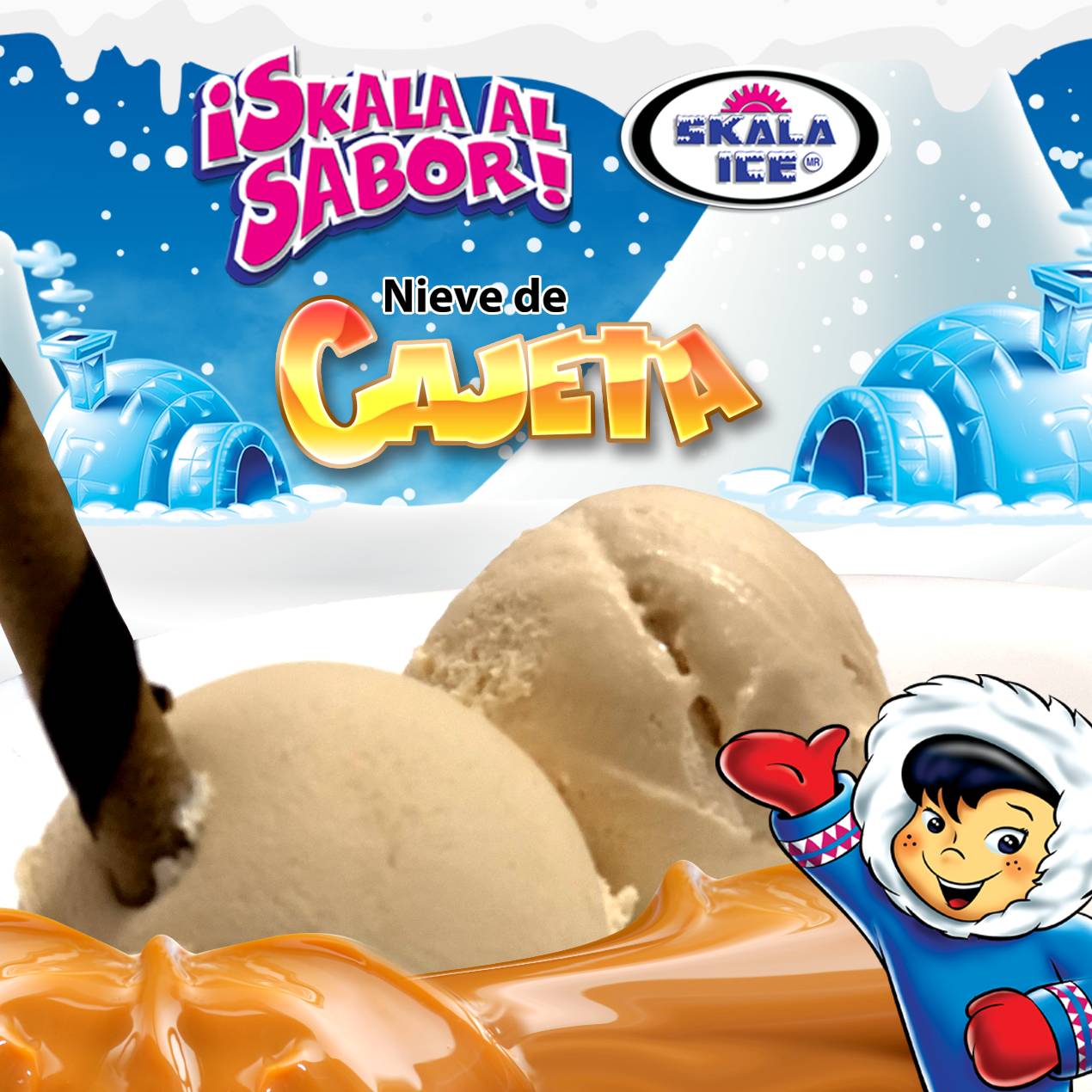 Helado de Cajeta 5 Litros