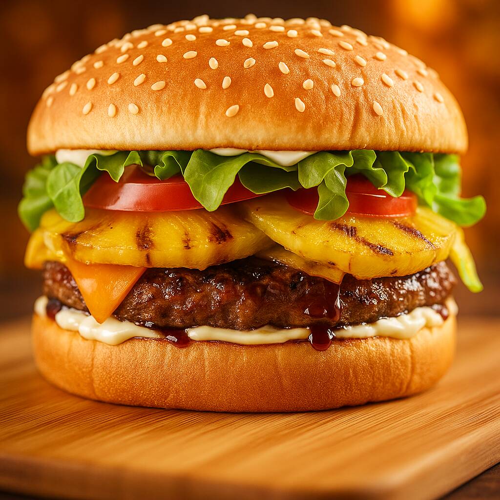 Hamburguesa Hawaiana